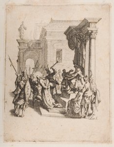 La condanna, n. 5 di 11 da La Petite Passion da Jacques Callot
