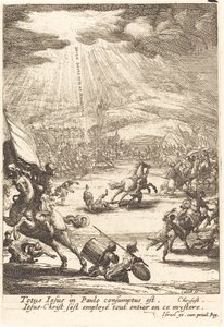 La conversione di San Paolo da Jacques Callot