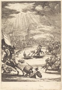 La conversione di San Paolo da Jacques Callot