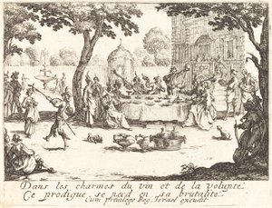 La dissipazione da Jacques Callot