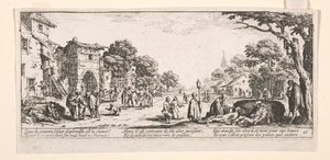 Il morente lungo la strada da Jacques Callot