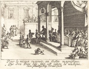 Il banchetto da Jacques Callot