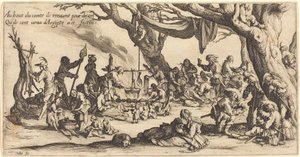 La festa dei boemi da Jacques Callot