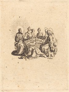 Il banchetto dei farisei da Jacques Callot