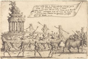 Il galleggiante di Teti da Jacques Callot