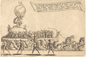Il galleggiante del sole da Jacques Callot