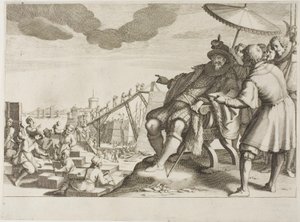 Il Granduca Fortifica il Porto di Livorno, dalla Vita di Ferdinando I de