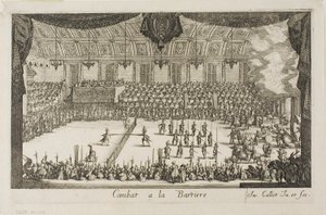 Il grande torneo: Il combattimento da Jacques Callot