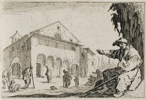 La casa, dai Capricci da Jacques Callot
