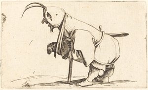 Il mendicante incappucciato da Jacques Callot