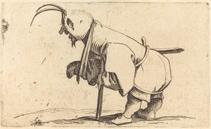 Il mendicante incappucciato da Jacques Callot