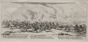 Le Grandi Miserie della Guerra: La Battaglia, 1633 da Jacques Callot