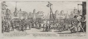 Le grandi miserie della guerra: la strappado da Jacques Callot