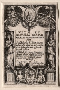 La vita della Vergine: Frontespizio da Jacques Callot