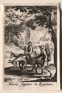 La vita della Vergine: La fuga in Egitto da Jacques Callot