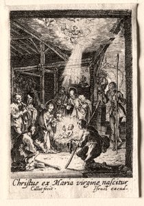 La vita della Vergine: La Natività da Jacques Callot