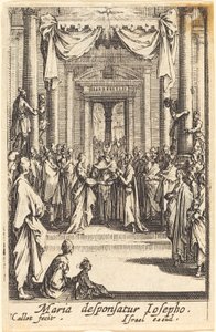 Il matrimonio della Vergine da Jacques Callot