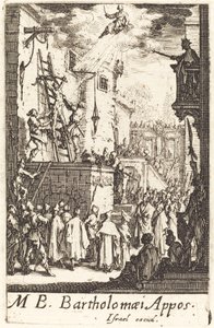Il martirio di San Bartolomeo, c. 1634-1635 da Jacques Callot