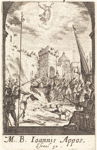 Il Martirio di San Giovanni Evangelista da Jacques Callot