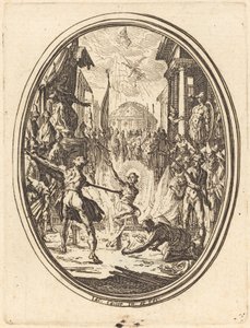 Il martirio di San Lorenzo da Jacques Callot