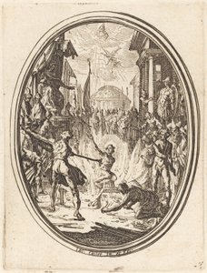 Il martirio di San Lorenzo da Jacques Callot