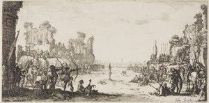 Il martirio di San Sebastiano da Jacques Callot