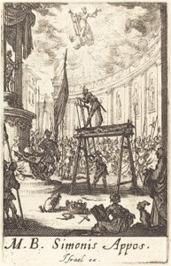 Il martirio di San Simone da Jacques Callot