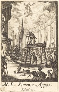 Il martirio di San Simone da Jacques Callot