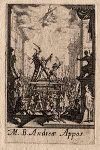 Il martirio degli apostoli: San Andrea da Jacques Callot