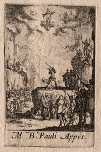 Il Martirio degli Apostoli: San Paolo da Jacques Callot