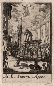 Il Martirio degli Apostoli: San Simone da Jacques Callot