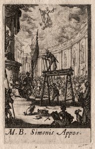 Il martirio degli apostoli: San Simone da Jacques Callot