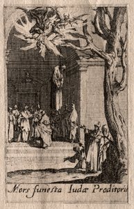 Il martirio degli apostoli: La morte di Giuda da Jacques Callot