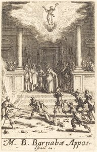 Il martirio di San Barnaba da Jacques Callot