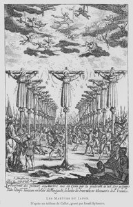 I martiri del Giappone da Jacques Callot