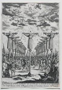 I Martiri del Giappone, 1600 da Jacques Callot