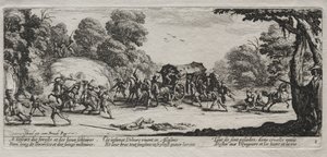 Le miserie della guerra: Rapina in autostrada da Jacques Callot