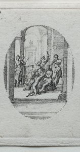 I Misteri della Passione: Cristo incoronato di spine da Jacques Callot