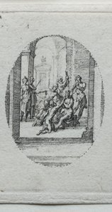 I misteri della Passione: Cristo incoronato di spine da Jacques Callot