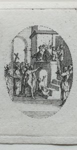 I Misteri della Passione: Cristo presentato al popolo da Jacques Callot