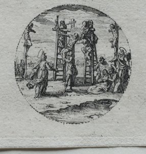 I misteri della Passione: La crocifissione da Jacques Callot