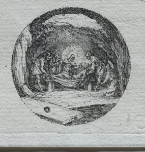 I misteri della Passione: La sepoltura da Jacques Callot