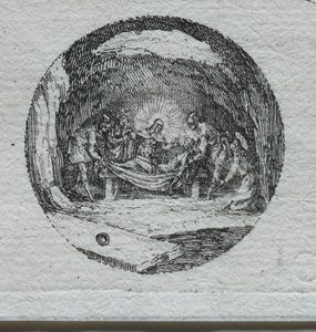 I misteri della Passione: La sepoltura da Jacques Callot