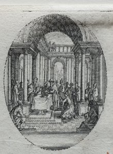 I misteri della Passione: La presentazione al Tempio da Jacques Callot