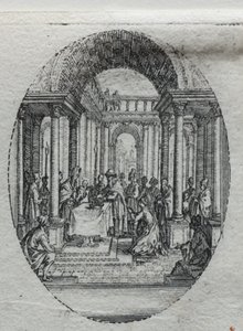 I Misteri della Passione: La Presentazione al Tempio da Jacques Callot