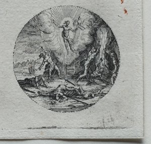I misteri della Passione: La Trasfigurazione da Jacques Callot