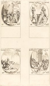 La natività; San Stefano; San Giovanni; Santi Innocenti da Jacques Callot
