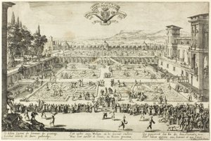 I giardini del palazzo a Nancy