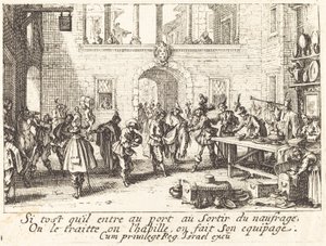 I genitori donano regali, 1635 da Jacques Callot
