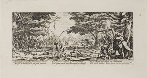 I contadini si vendicano, tavola diciassette da Le Miserie della Guerra